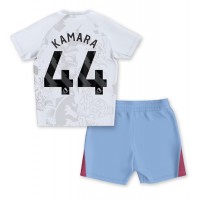 Aston Villa Boubacar Kamara #44 Replica Away Minikit 2023-24 Short Sleeve (+ pants)